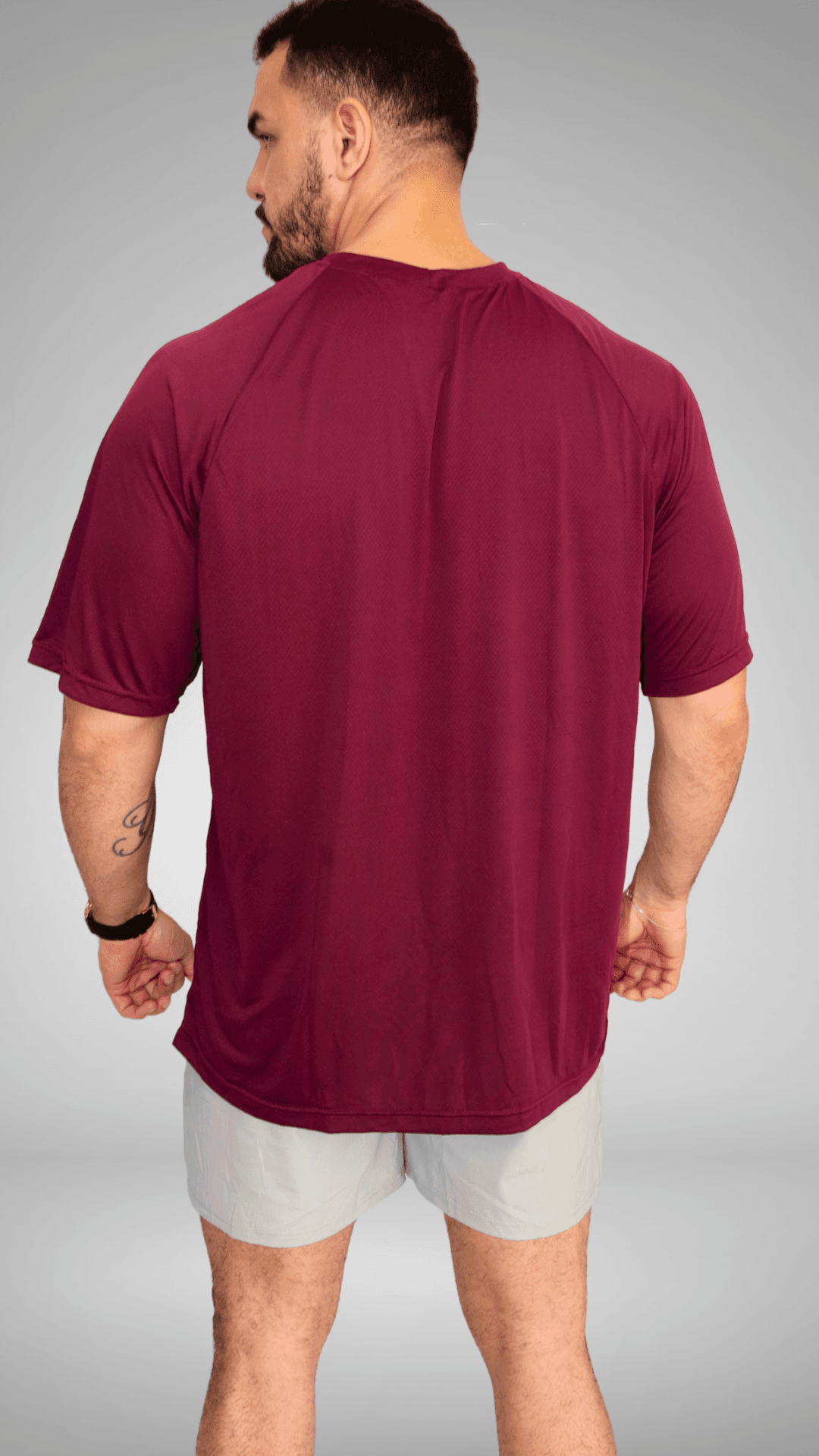 Camiseta Super Dry Bordô