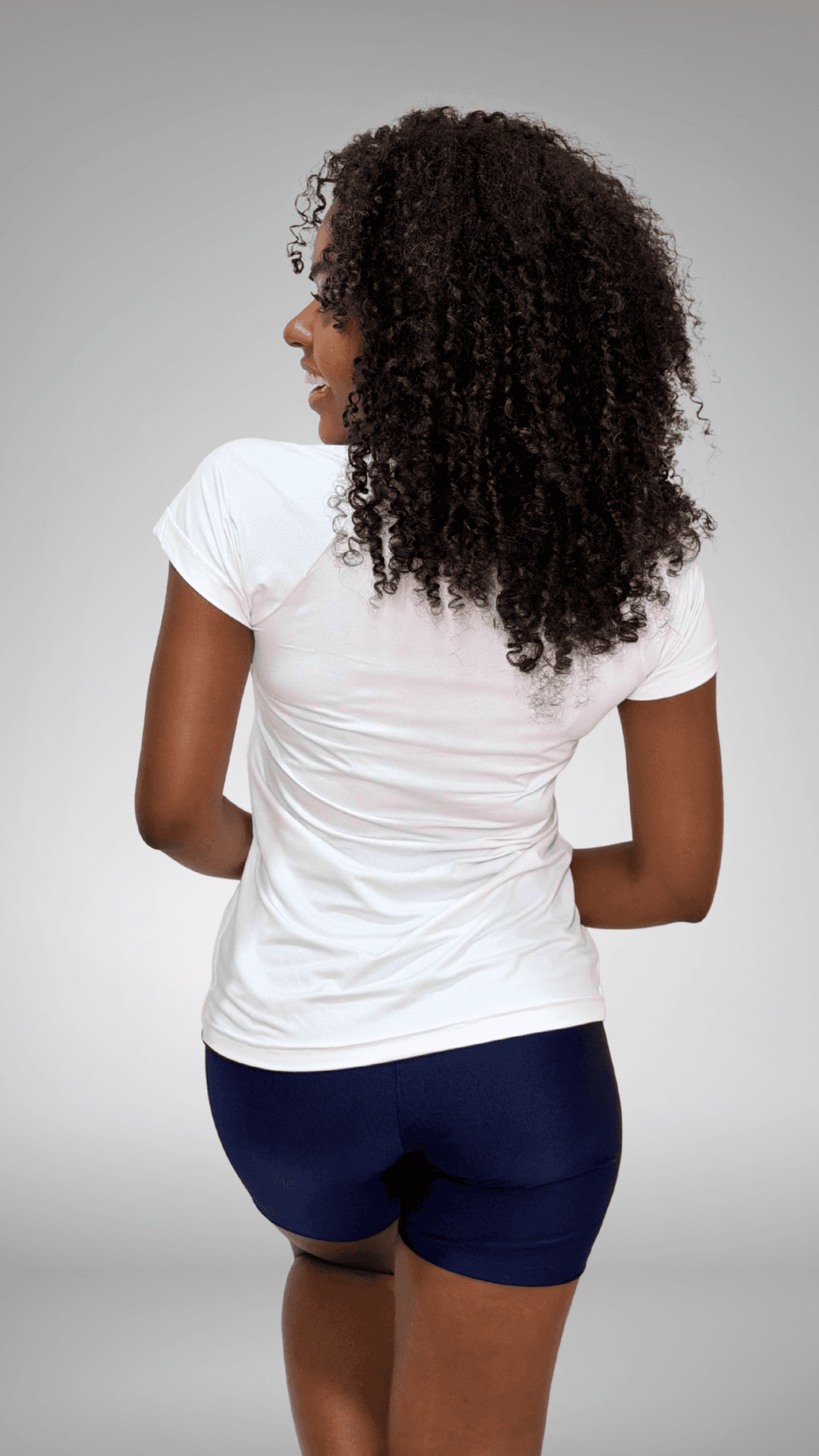 Camiseta Dry Fit Feminina Branca